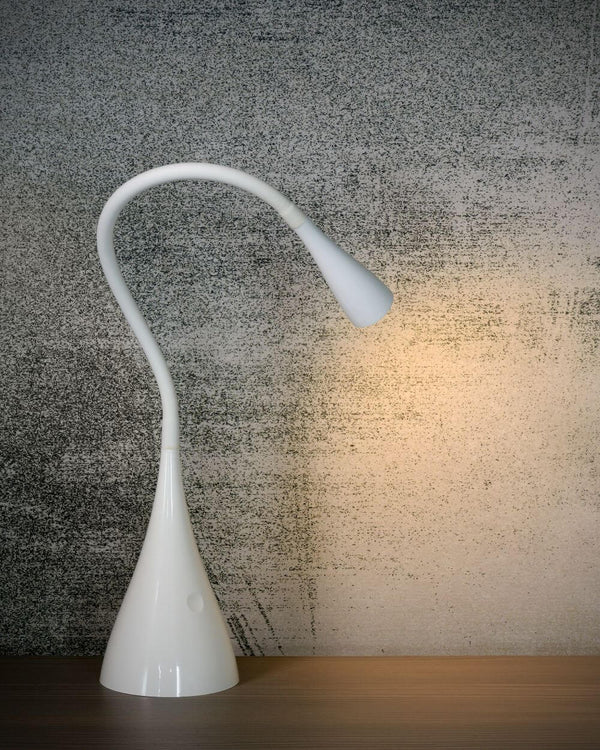 Lampe de bureau Zozy blanche