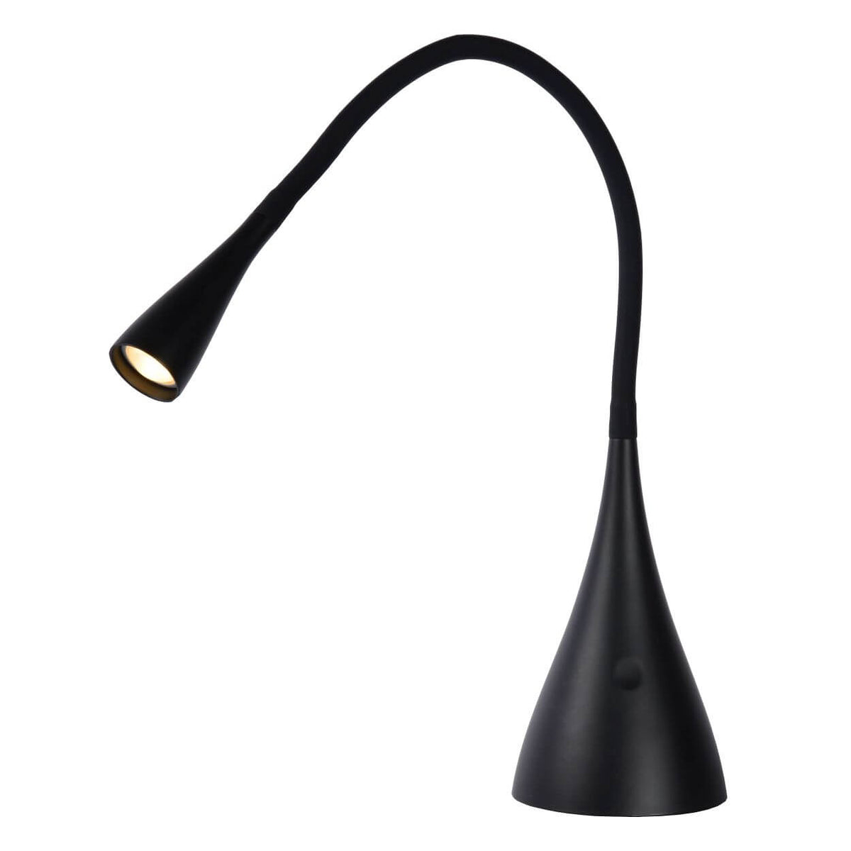 Lampe de bureau Zozy noire, H 48,5 cm