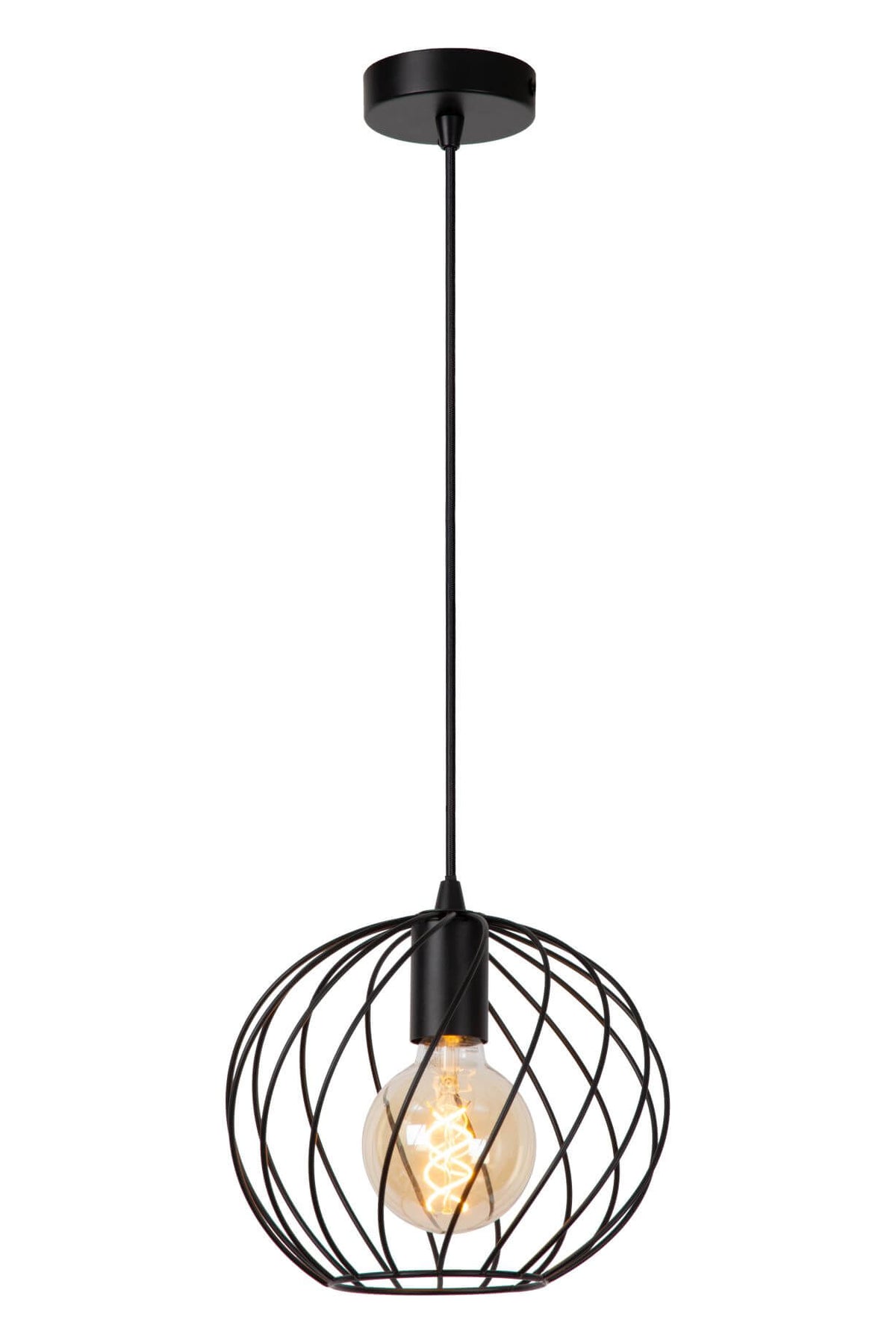 Suspension Danza noire, H 60 cm