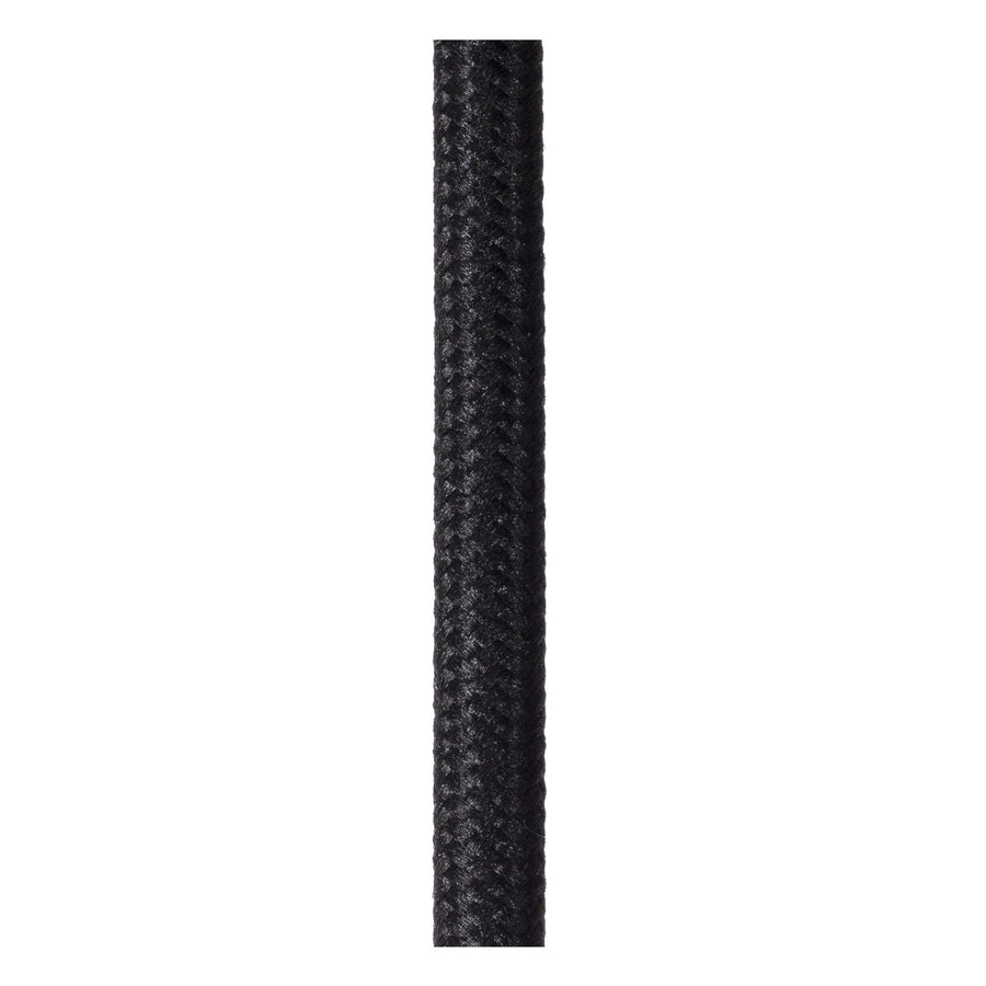 Suspension Rosas 3 lumières noire et dorée mat, L 130 cm