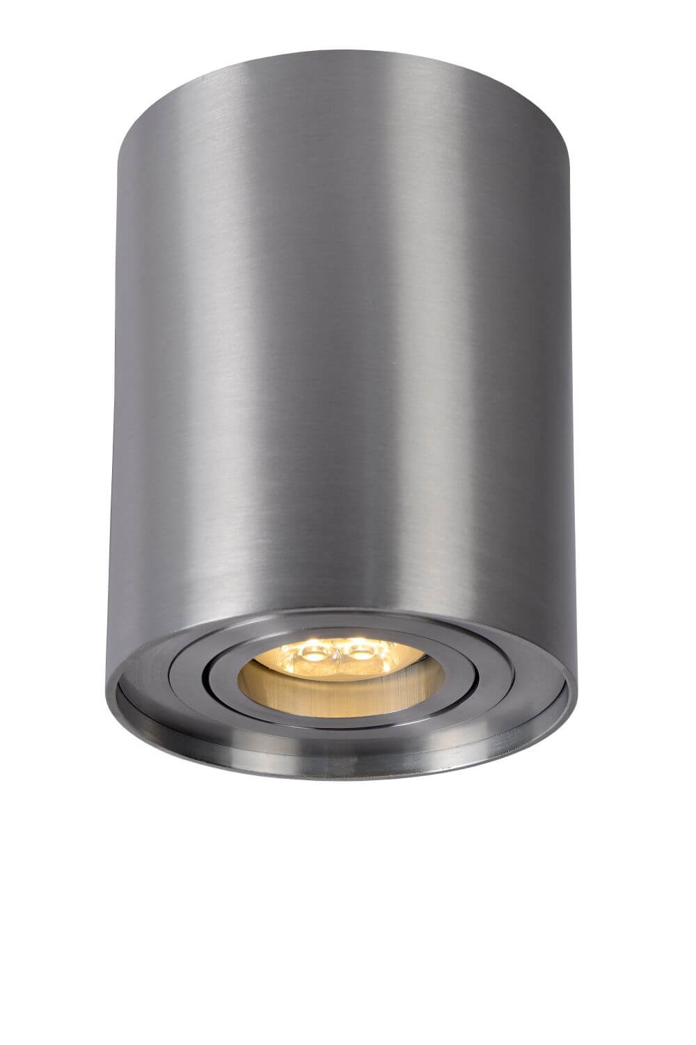 Plafonnier Tube chromé