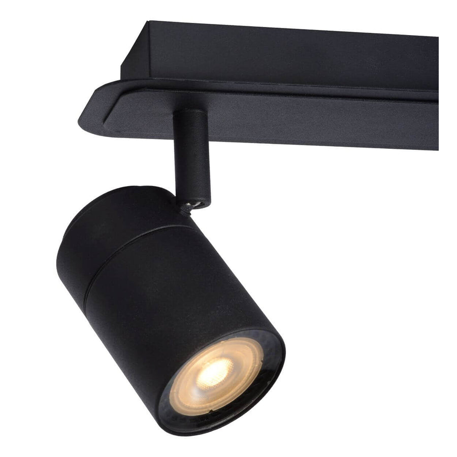 Plafonnier Lennert 3 lumières noir