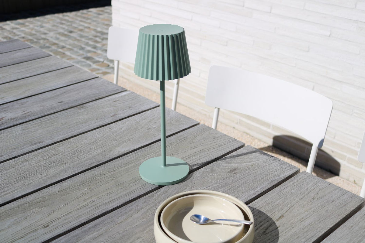 Lampe extérieure Justine verte