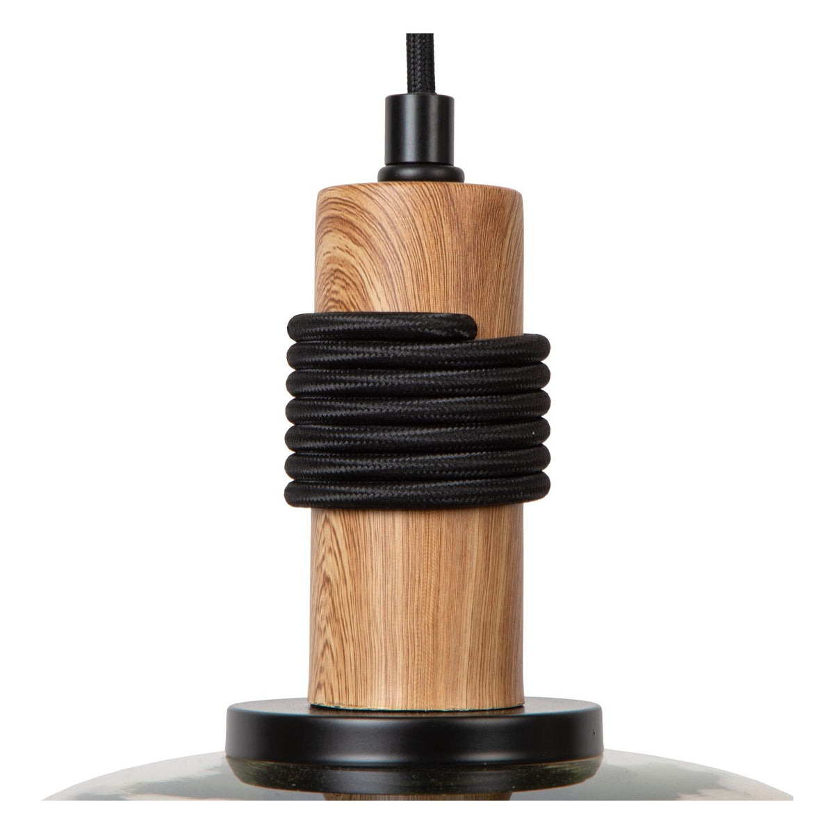 Suspension Ilona ambrée et noire, verre (45408/22/62)