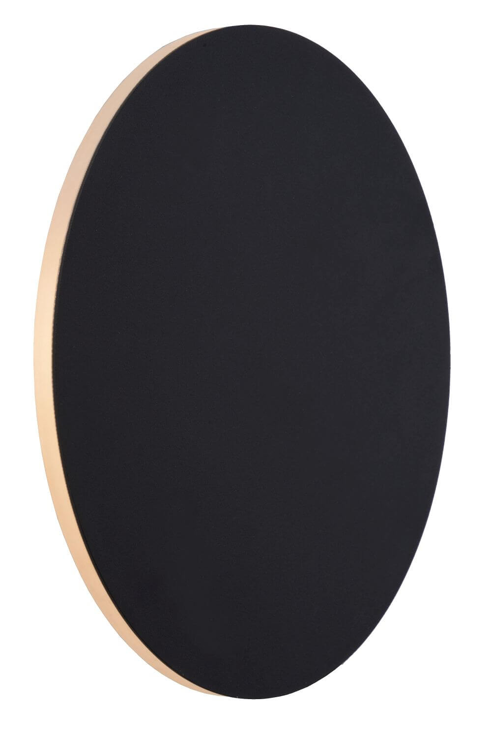 Applique murale Eklyps noire, Ø 25 cm