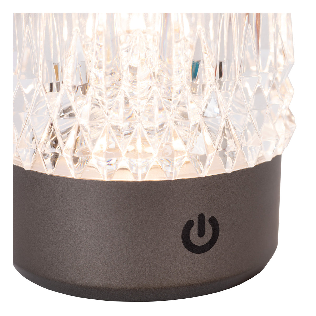 Lampe extérieure Lili noire et chromée