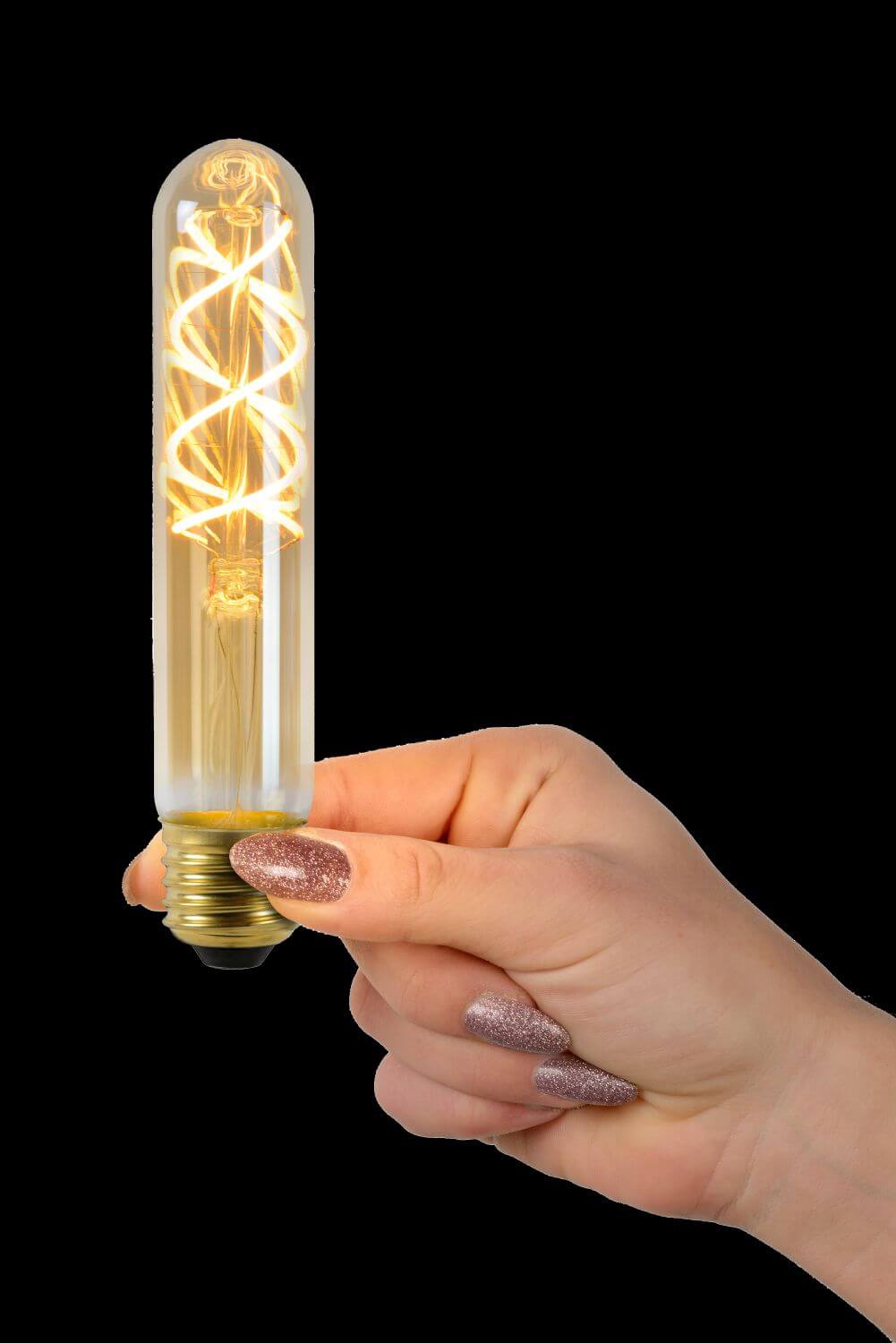 Ampoule LED E27 à filament ambrée, 4,9 W | Lucide (49035/05/62)