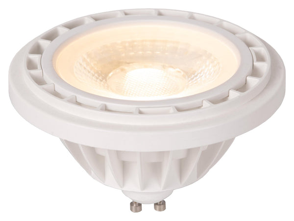 Ampoule LED GU10 réflecteur blanche, 12 W | Lucide