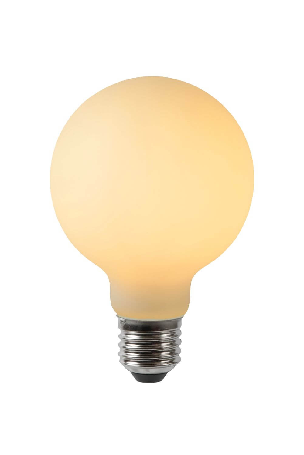 Ampoule LED E27 globe à filament opale, 5 W | Lucide