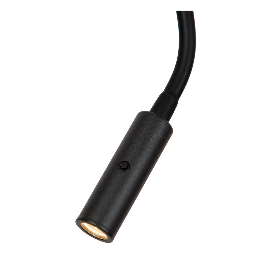 Lampadaire Magic noir, lin (68711/82/30)