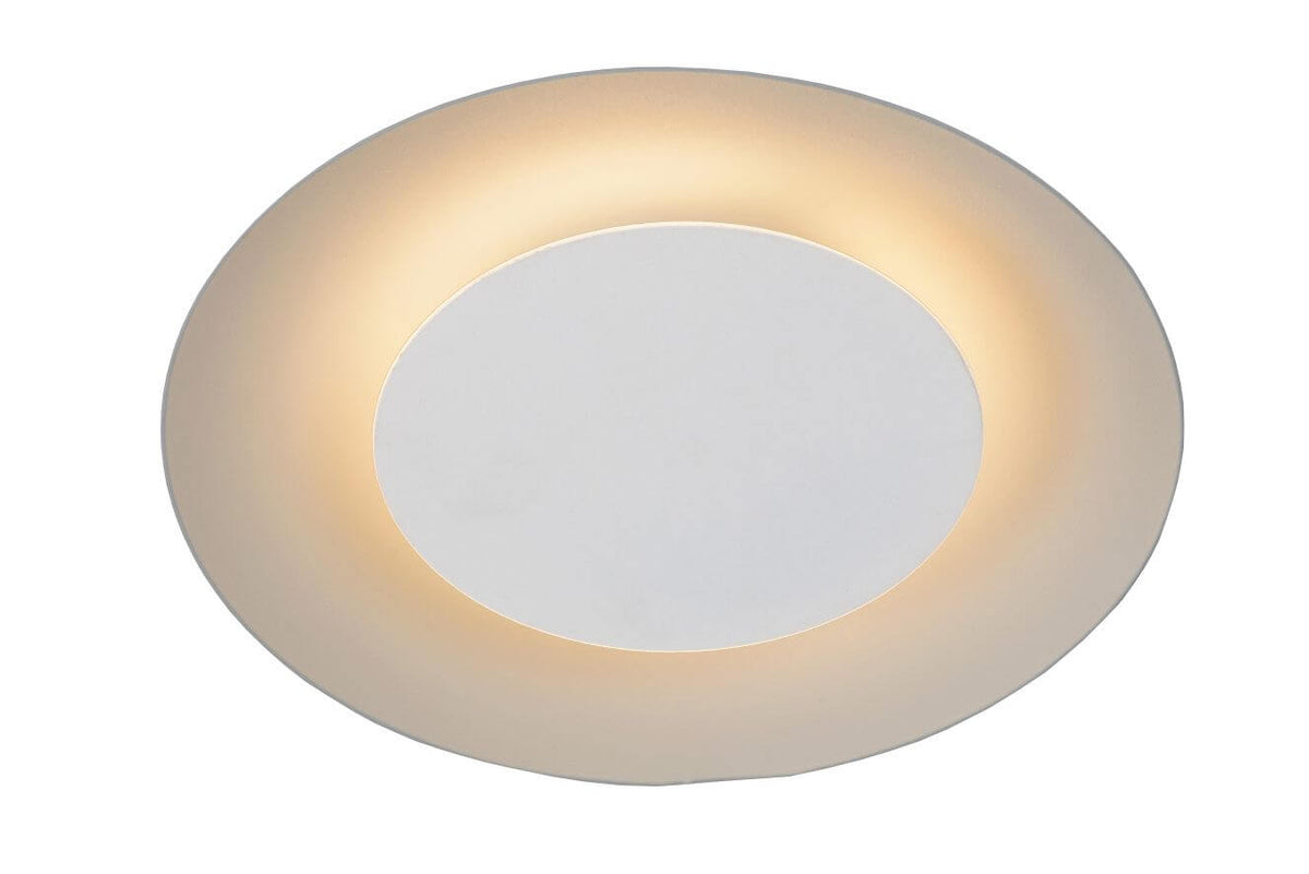 Produit seul allumé, anneau lumineux chaud autour du diffuseur central