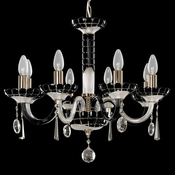 EL613818 glass chandelier