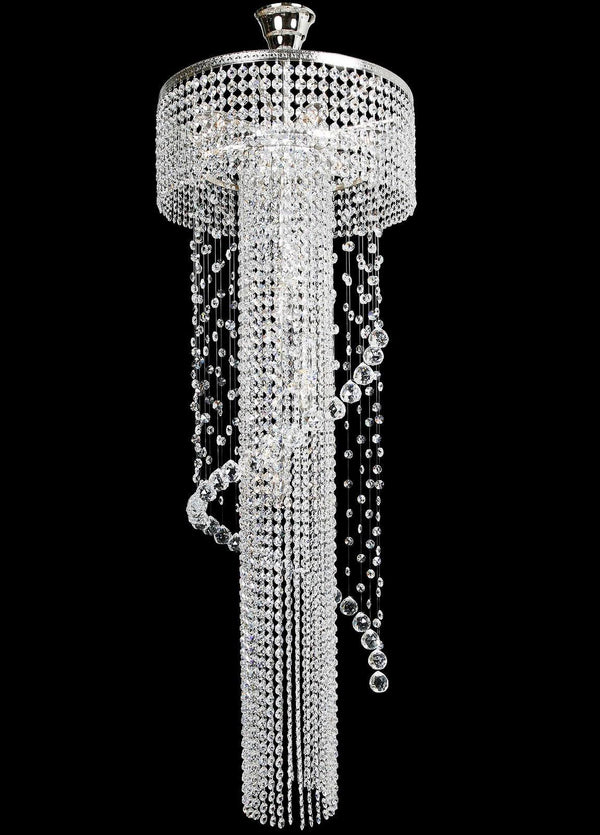 TX505000010 Spiral crystal pendant light