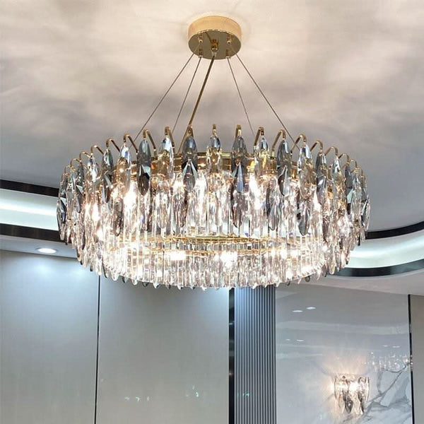 Round bedroom chandelier | Astral Elegance