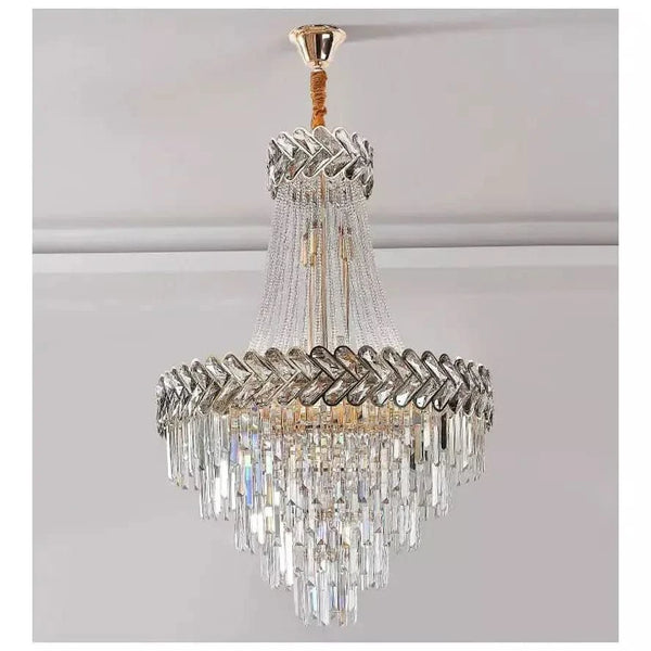 Modern Staircase Chandelier | Chromatic Brilliance