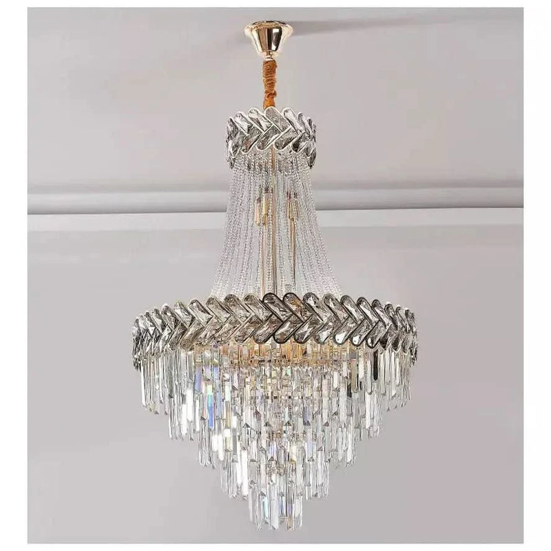 Modern Staircase Chandelier | Chromatic Brilliance