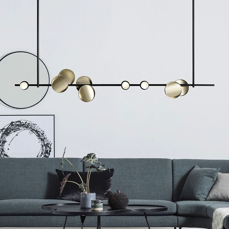 Lustre Long | Daly - Designix Lustre Noir 140 cm