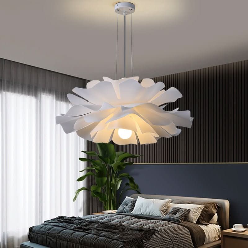 Lustre Pétale | Sile - Designix Lustre Blanc 50 cm