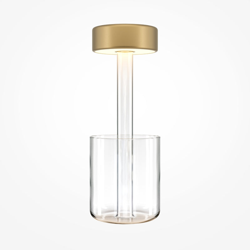AI Collaboration Transparent bedside lamp