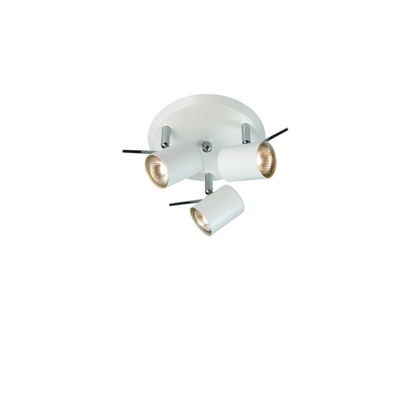 Plafonnier Hyssna LED 3 lumières blanc