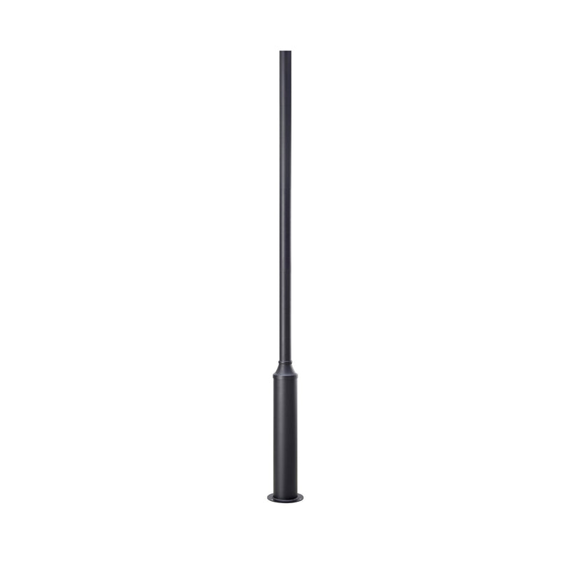 Mât pour lampadaire d'extérieur Arctic noir 220 cm