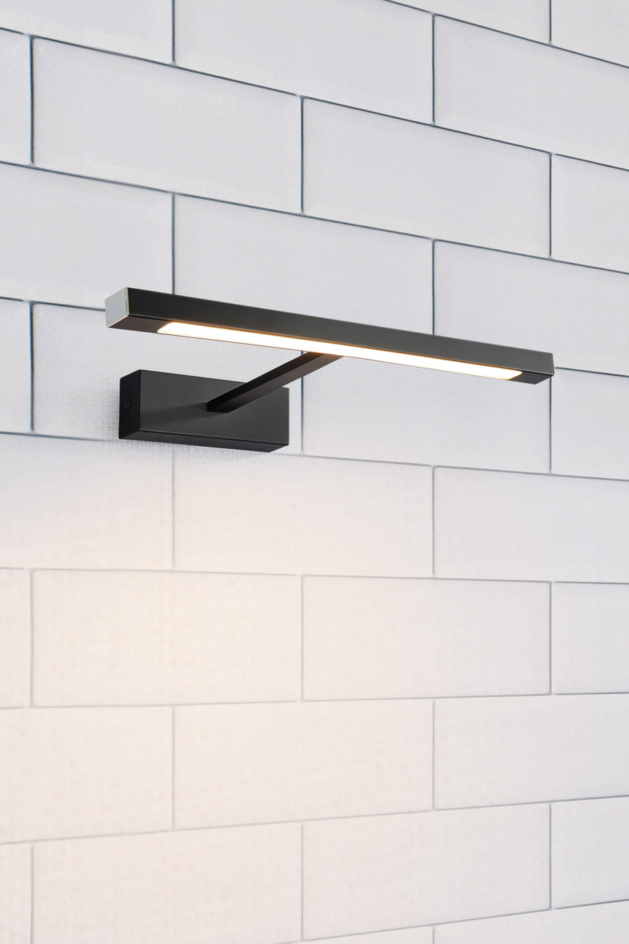 Applique de salle de bain Neptunus LED noire