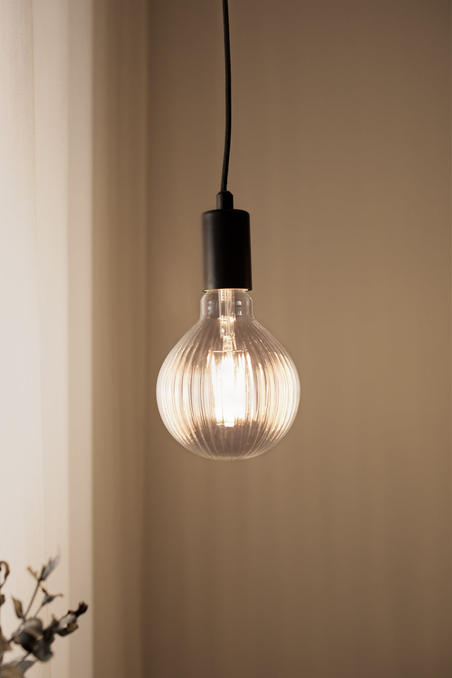 Ampoule LED décorative Lines E27 4 W Ø 12,5 cm