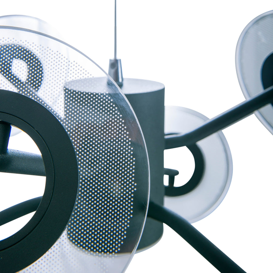 Suspension Discus noire