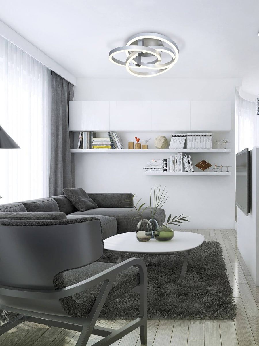 Plafonnier Divora aluminium