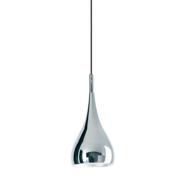 Suspension Style chromée, H 139 cm