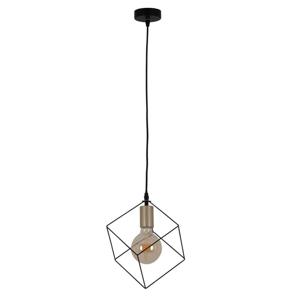 Suspension Canto noire, H 118 cm