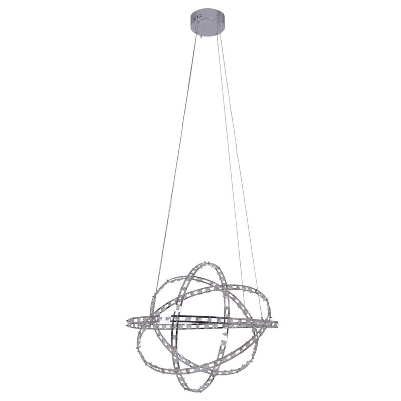 Suspension Cosmos chromée