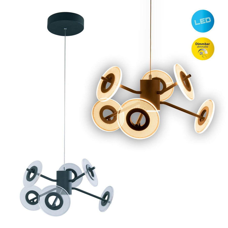 Suspension Discus noire
