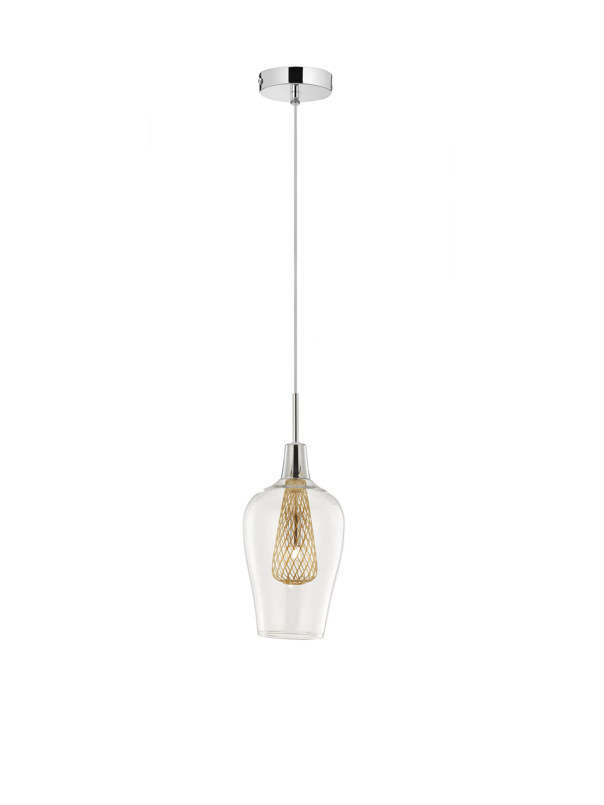 Suspension Filo dorée, verre (1500202831)