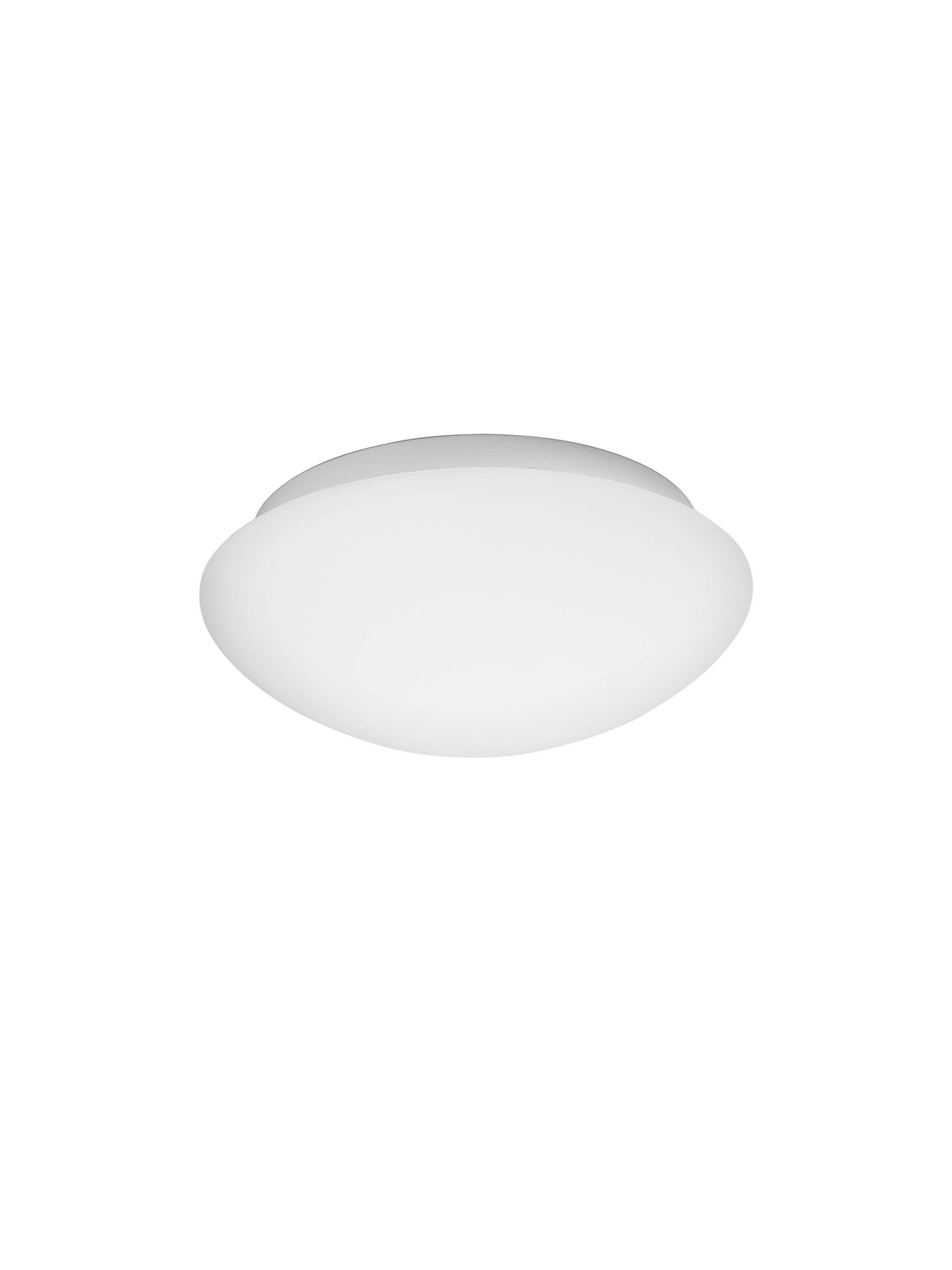 Plafonnier Brest 2 lumières blanc, verre, Ø 38 cm