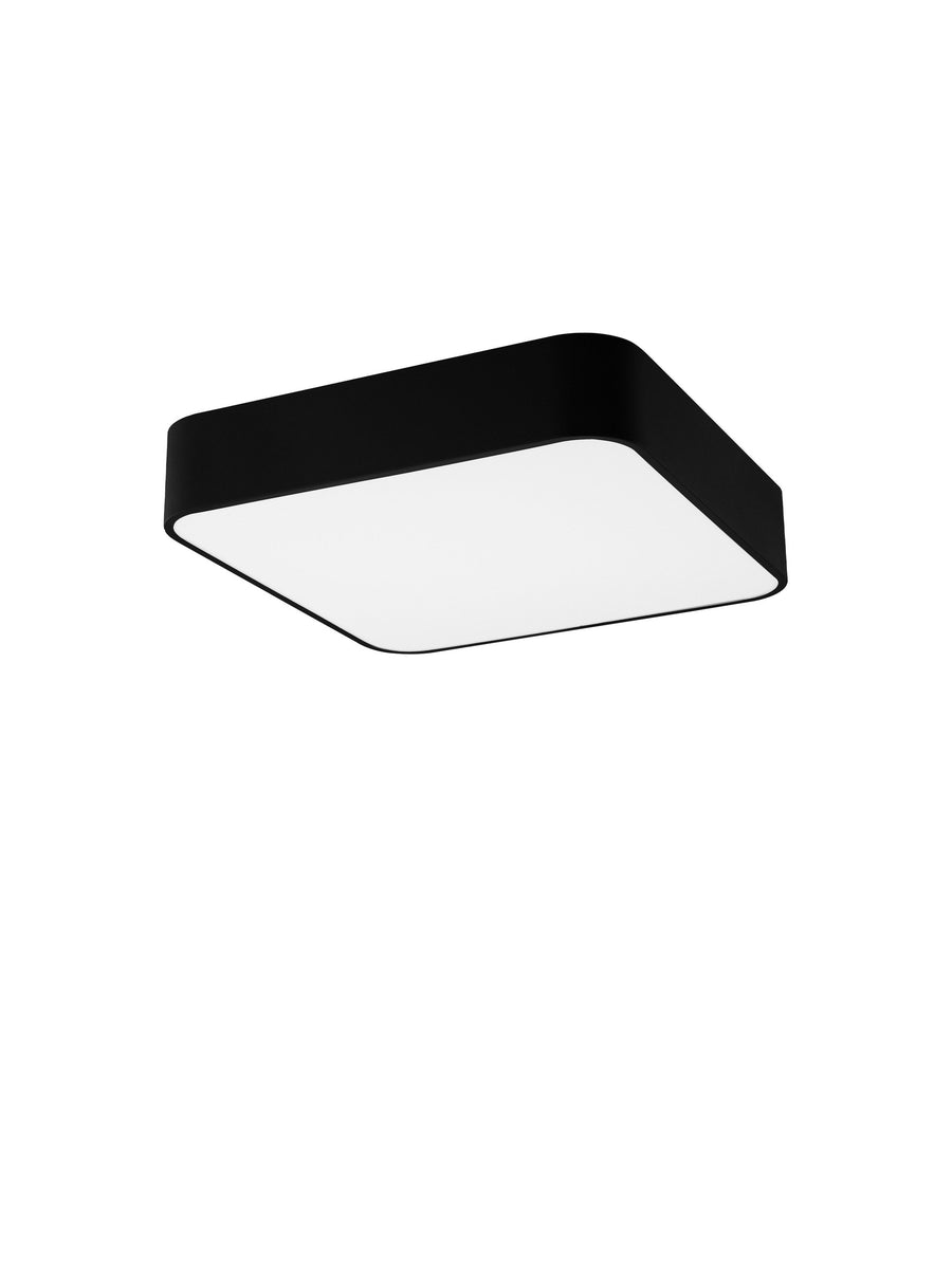 Plafonnier Ragu noir, L 46 cm