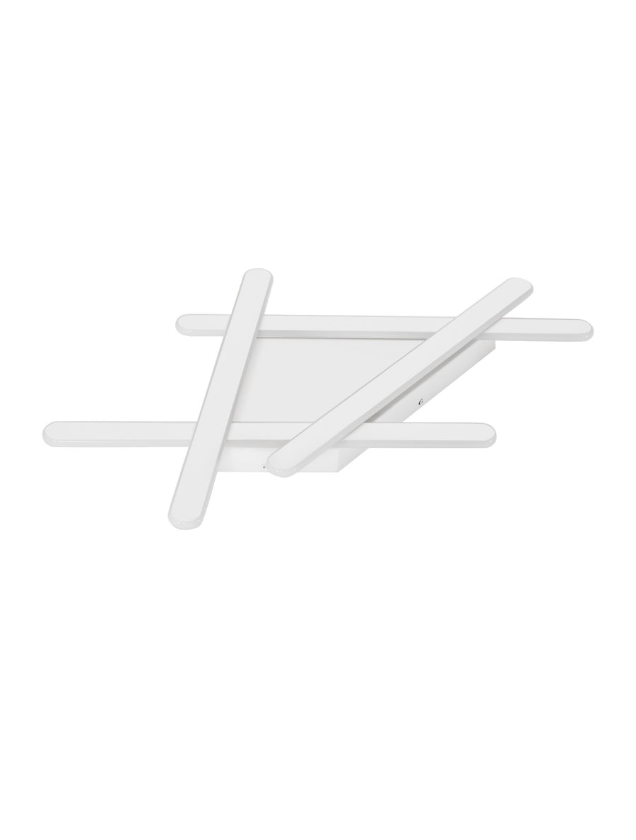Plafonnier Willow blanc, L 75 cm