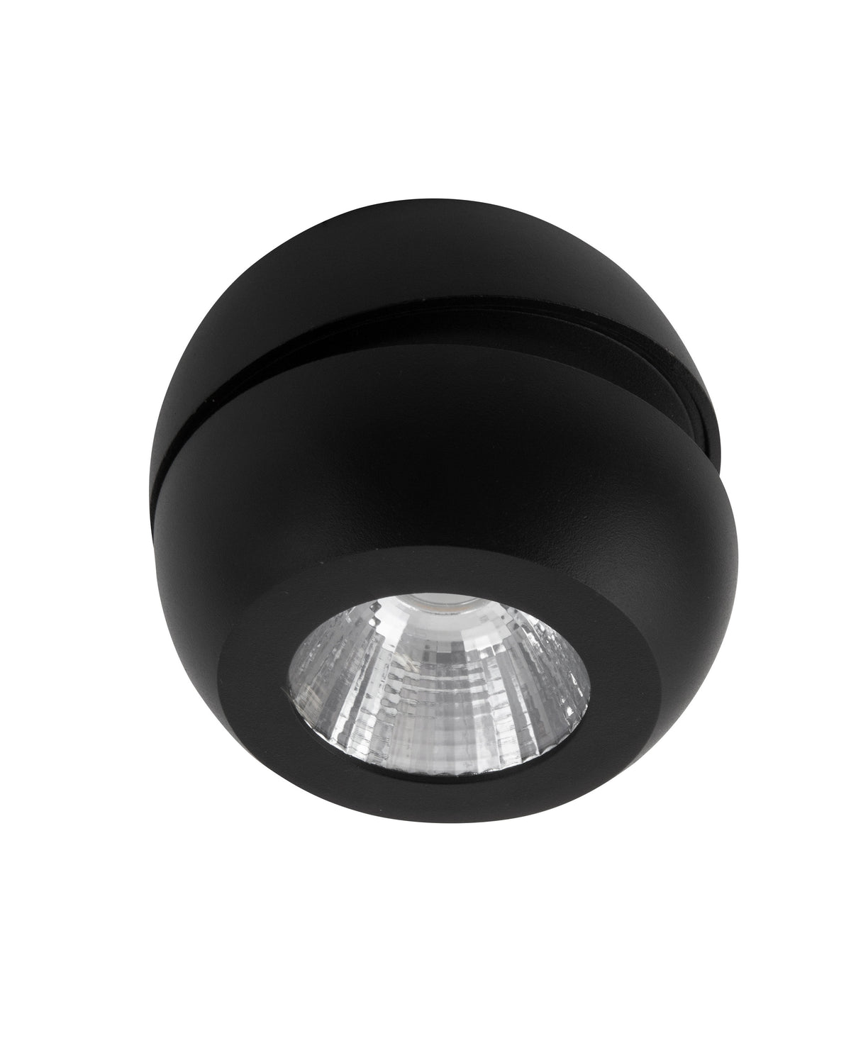 Plafonnier GON noir, Ø 11 cm