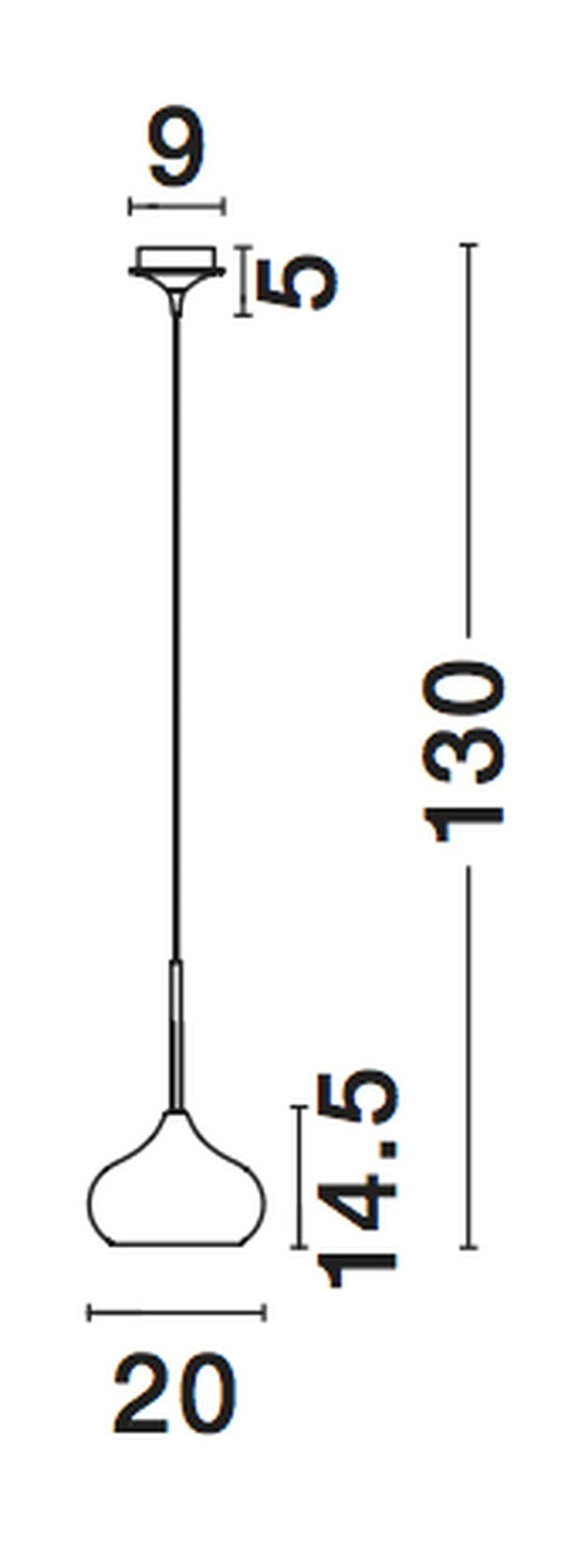 Suspension Cioto noire