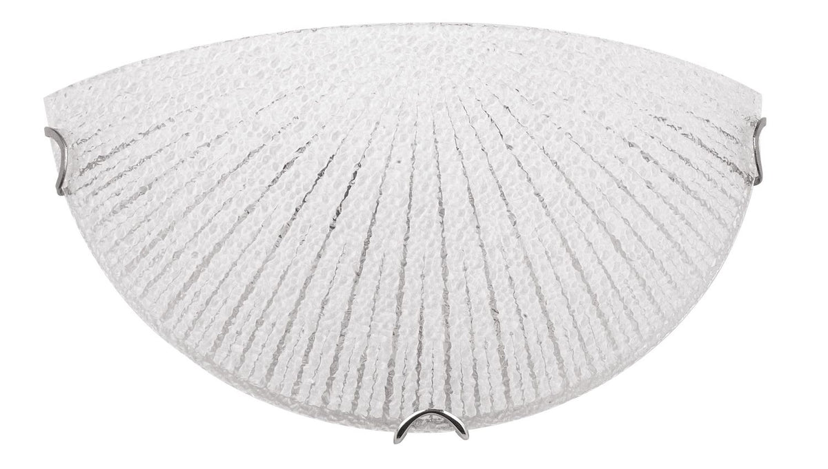 Applique murale Shell blanche, verre