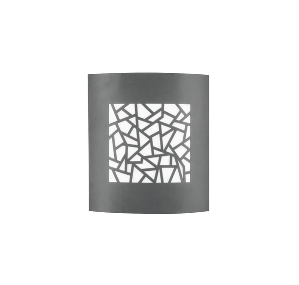 Applique extérieure Zenith grise, H 26,4 cm (713212)