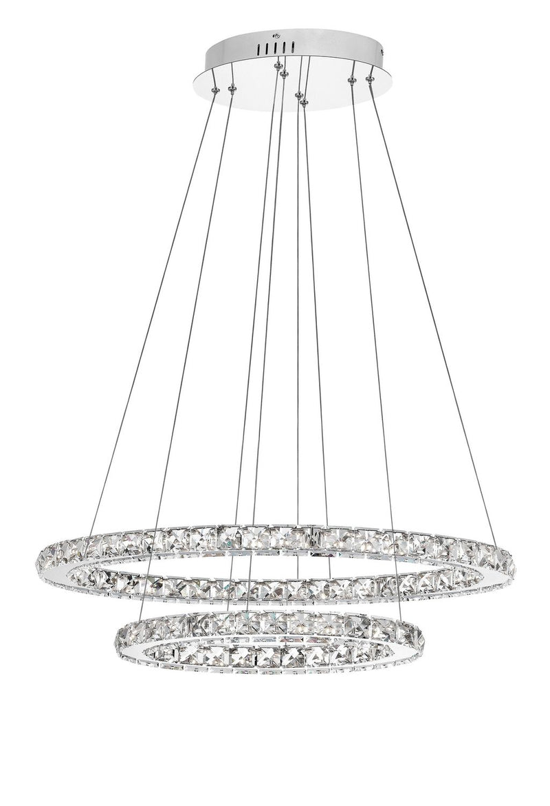 Suspension luminaire | Celine Chromée