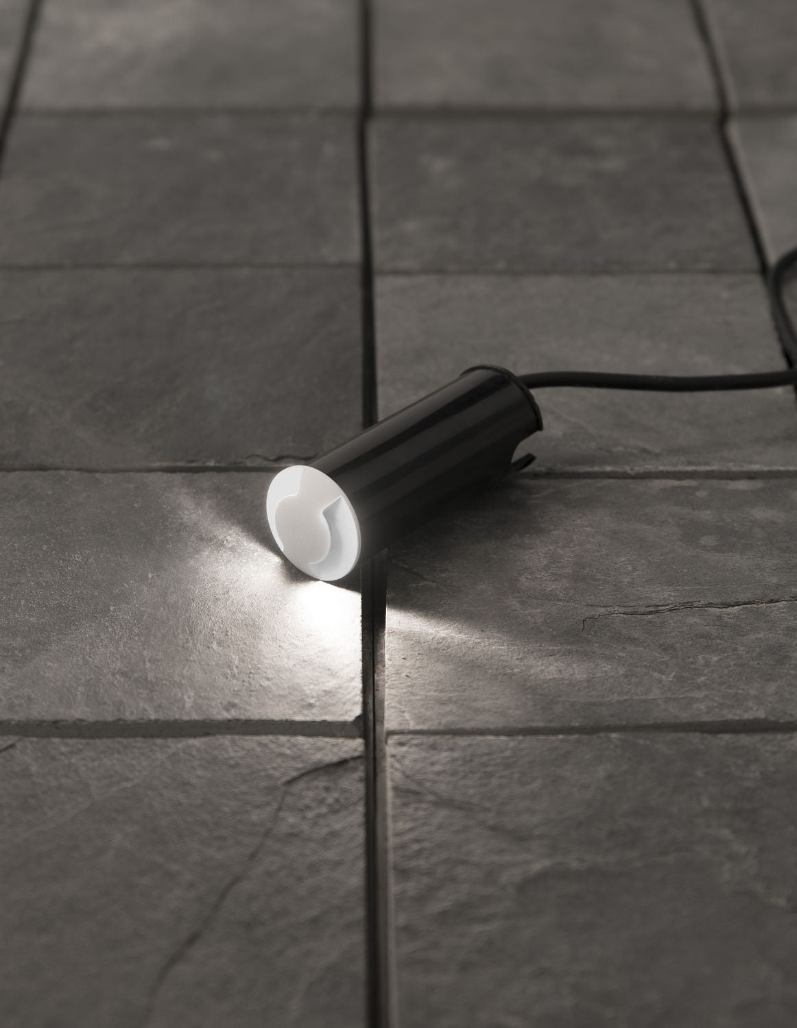 Luminaire extérieur Bang nickel, H 9 cm (8038801)