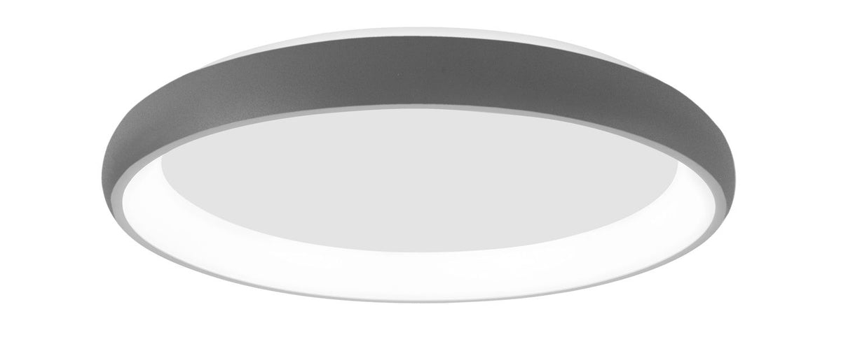 Plafonnier Albi gris, Ø 61 cm