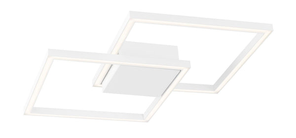 Plafonnier Bilbao blanc, L 46 cm