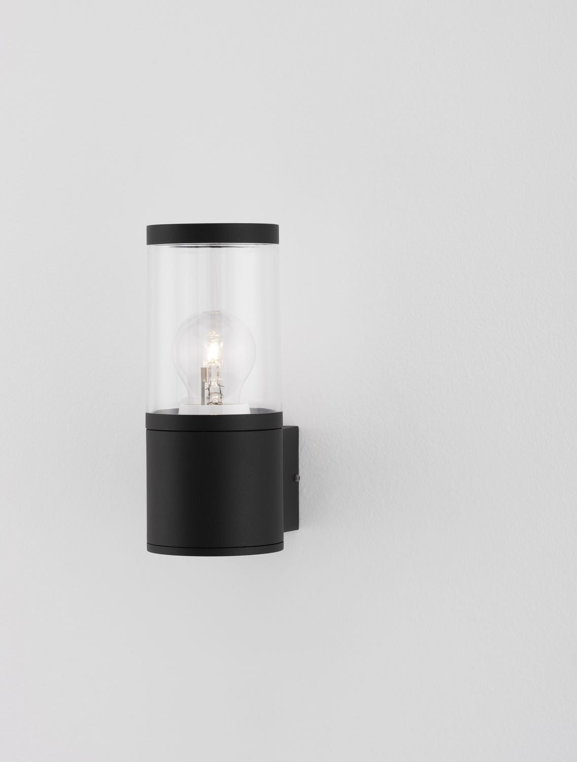Borne extérieure Cetera noire, H 21 cm