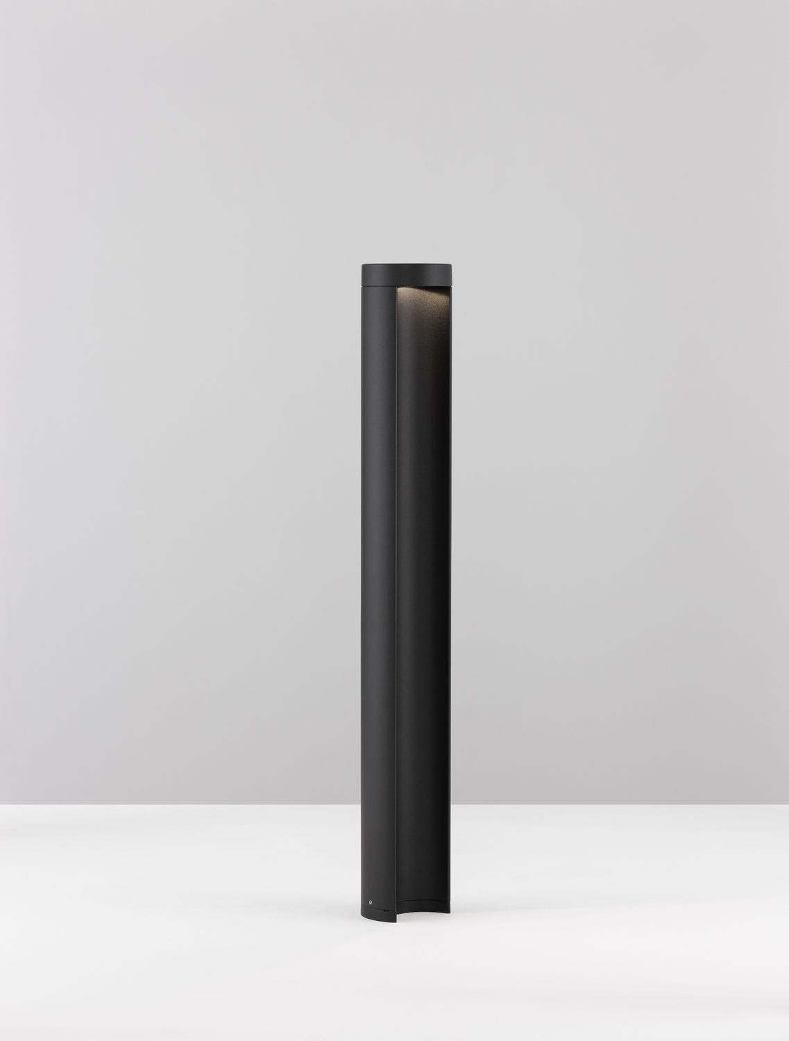 Borne extérieure Tien noire, verre, H 65 cm
