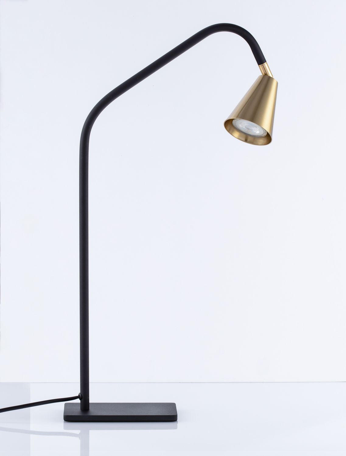 Lampe à poser Geko noire