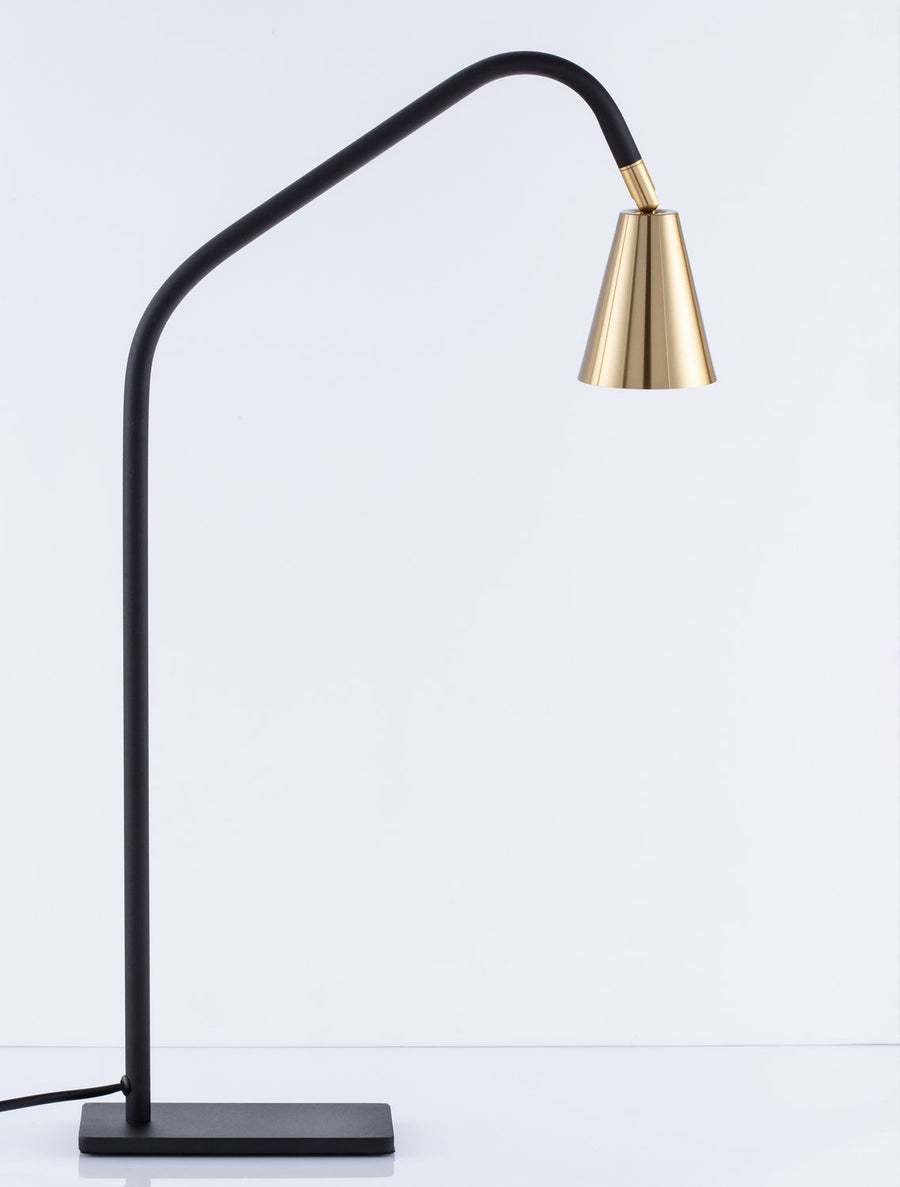Lampe à poser Geko noire