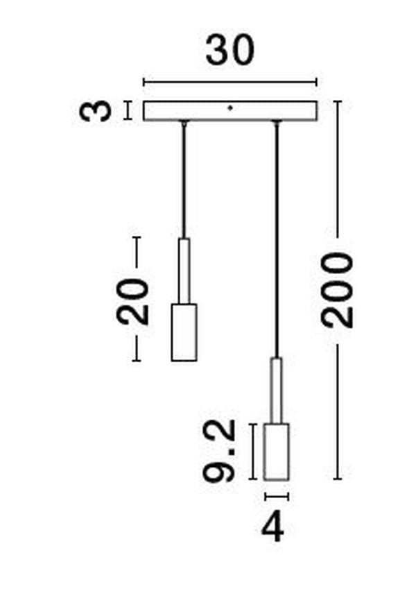 Suspension JOY noire (9010230)